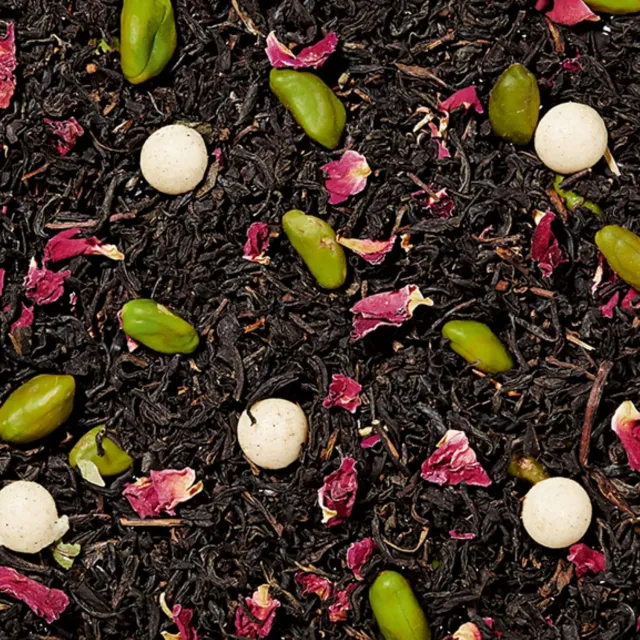 Villa Thee Pistache Marsepein zwarte thee 100 gram China
