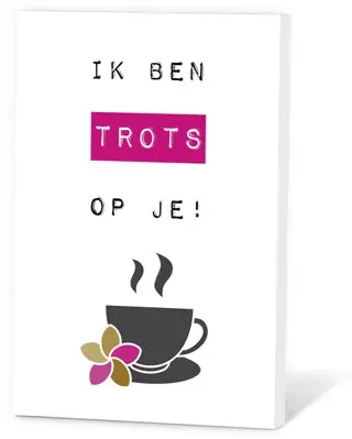 Thee in een Kaartje Trots op je zonnethee fruitthee
