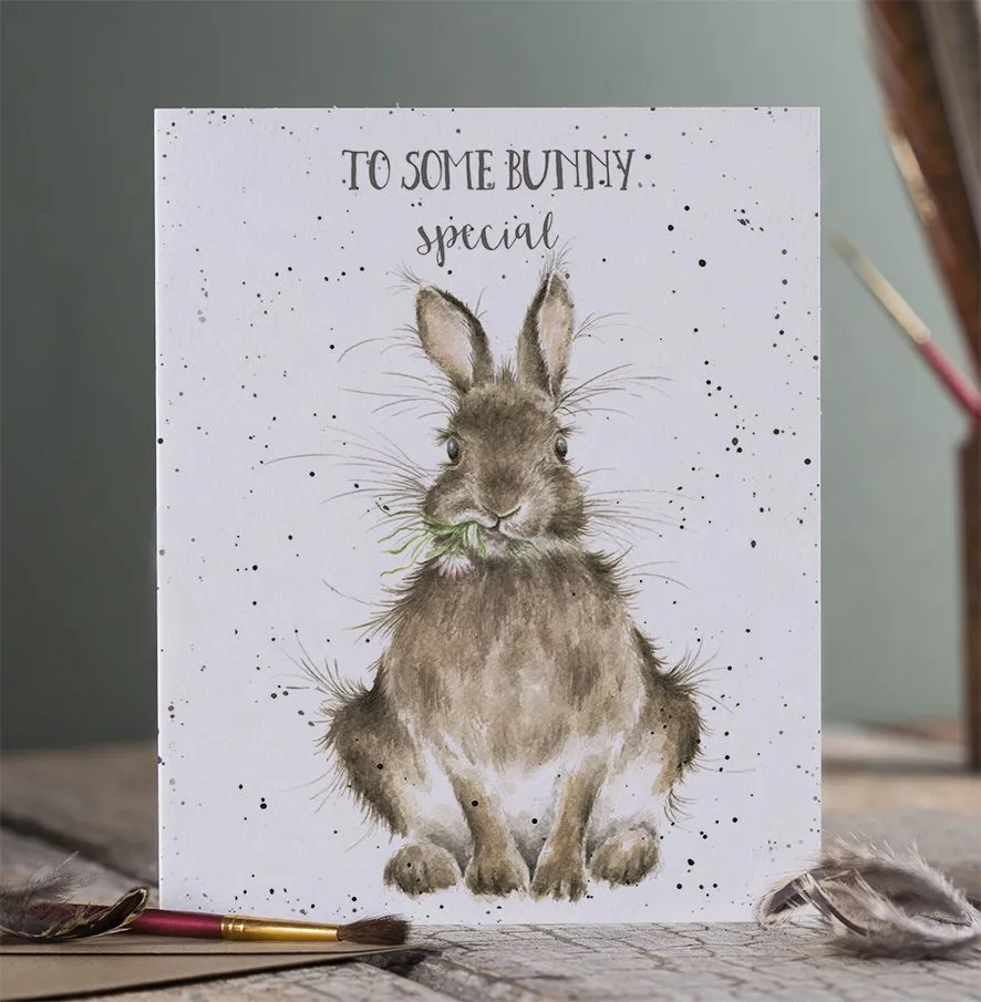 Wrendale Designs Some Bunny wenskaart konijn